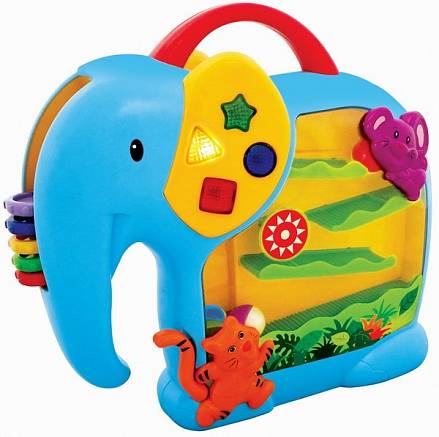 Интерактивная развивающая игрушка - Занимательный слон 